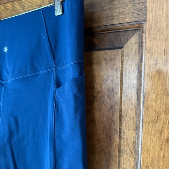 Athleta Blue Salutation Stash Pocket Leggings Size 1X - Picture 7 of 9